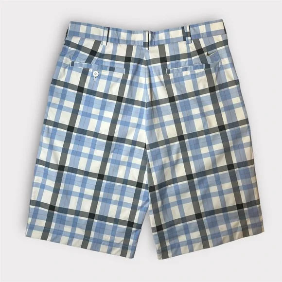 Nike Golf Flat-Front Plaid Golf Shorts - Picture 3 of 8